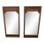 Basic Witz Mid Century Wall Bathroom Vanity Mirrors a Pair 6578 For Sale