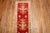 Folk Art Early 20th Century Zabihi Collection Turkish Sivas Red Small Runner - 1'6" x 5'10" For Sale - Image 3 of 10