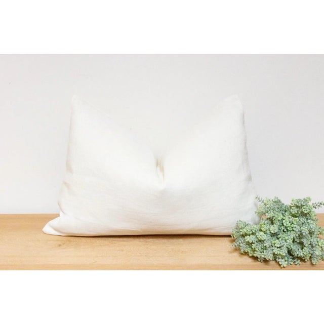 Freesia Antique Uzbek Suzani Linen Pillow For Sale In Los Angeles - Image 6 of 7