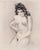Paper Louis Icart, Apple Breasts from The Life of Breasts, Nude, Original Etching & Aquatint, 1945 For Sale - Image 7 of 7