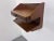 Wall-Mounted Danish Nightstands, each with one pull out drawer and open shelf area below. Signed on back with maker name...