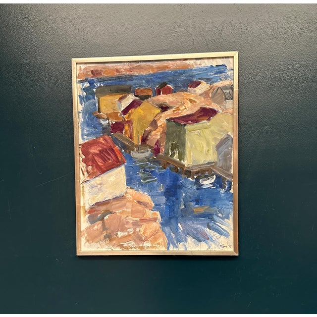 Tryggve Örn, Vivid Landscape, 1975, Oil Painting on Canvas, Framed For Sale - Image 14 of 17