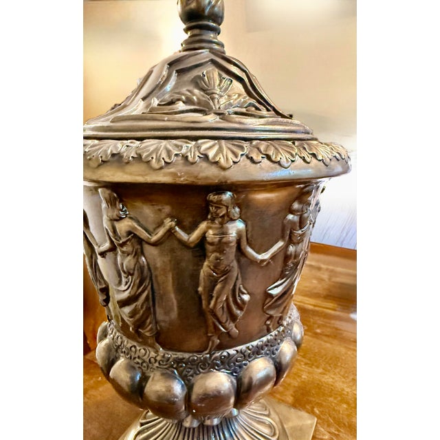 Campana Urn With Classical Figures For Sale - Image 10 of 12