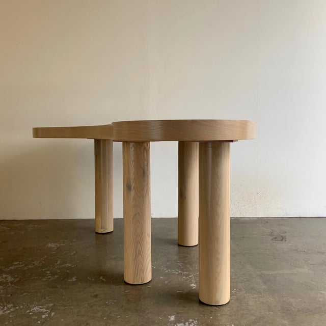 2020s Curvas Desk in a Bleached Finish For Sale - Image 5 of 18