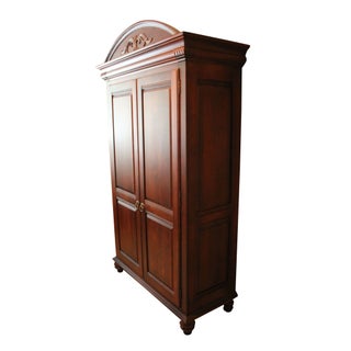 Ethan Allen Dark Walnut Armoire For Sale