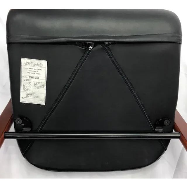 Vecta Leather Cantilever Chairs - A Pair For Sale - Image 6 of 7