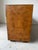 1970’s John Widdicomb Campaign Mid-Century Burlwood & Brass 9-Drawer Lowboy Dresser For Sale - Image 12 of 13