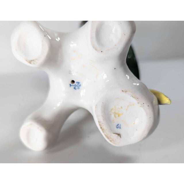 19th Century German Porcelain Macaw or Parrot Type Figure by Karl Ens For Sale - Image 11 of 11