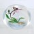 1990s Chris Buzzini Artist-Proof Orchid Flower and Roots Art Glass Paperweight For Sale - Image 5 of 13