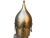Metal Hand Hammered Brass Warrior Helmet For Sale - Image 7 of 13