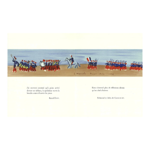 1965 Raoul Dufy Lithograph 11 Defile