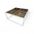 Brutalist Coffee Table in Metal and Copper with Steel Tops, 1980s For Sale - Image 6 of 9