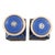 French Bleu De Roi Perfume Bottles attributed to Jacob Petit, 1830s, Set of 2 For Sale - Image 5 of 18