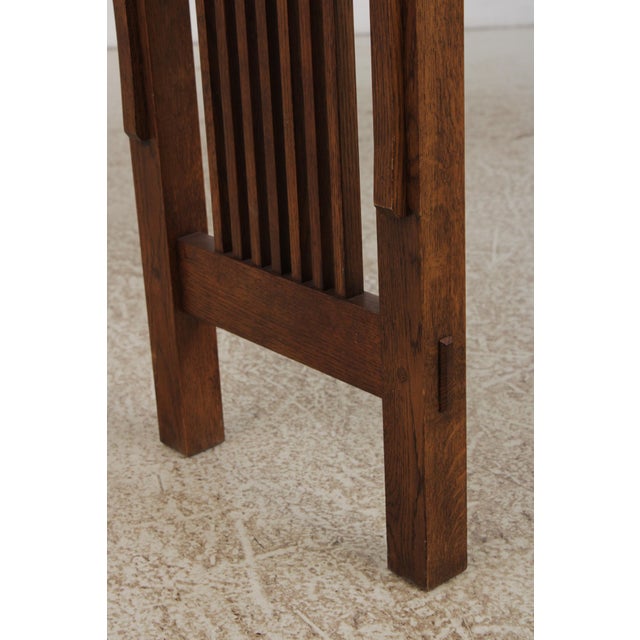 Stickley Mission Oak Console Hall or Sofa Table For Sale - Image 11 of 17