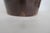 1899 Handmade Pottery Dish Dark Brown Glaze Salt Crock Bowl With Lip For Sale - Image 4 of 12