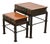 Maitland Smith Trompe l'Oeil Leather Book Nesting Tables, Set of Two For Sale