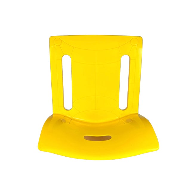 Yellow Plastic K 4860 Chair by A. Castelli Ferrieri for Kartell, 1978 For Sale - Image 6 of 10