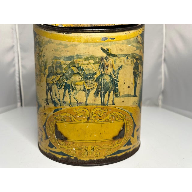 Antique Tin-Litho General Store Counter Display Tobacco, Spice and/or Tea Canister Dispenser for your consideration. The...