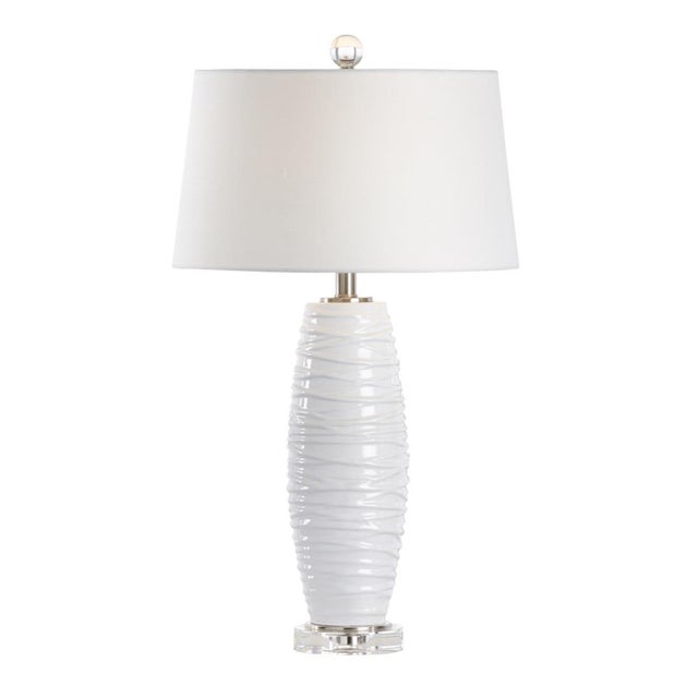 Wildwood Wildwood Twister Table Lamp - Snow For Sale - Image 4 of 4