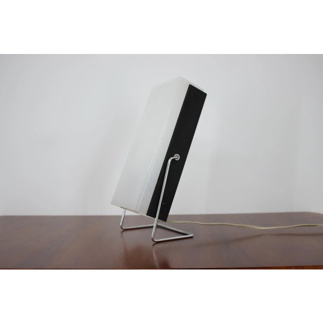 Metal and Acrylic Glass Table Lamp by Josef Hurka for Lidokov, 1970s For Sale - Image 6 of 6