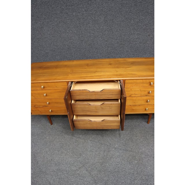 Drexel Declaration Walnut Credenza by Kipp Stewart & Stewart MacDougall For Sale - Image 10 of 14