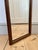 Tall Narrow Antique Wooden Scallop Frame Mirror, France, 1920s For Sale - Image 12 of 13