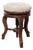 Antique Wooden Swivel and Adjustable Screw Piano Stool, 1930s For Sale