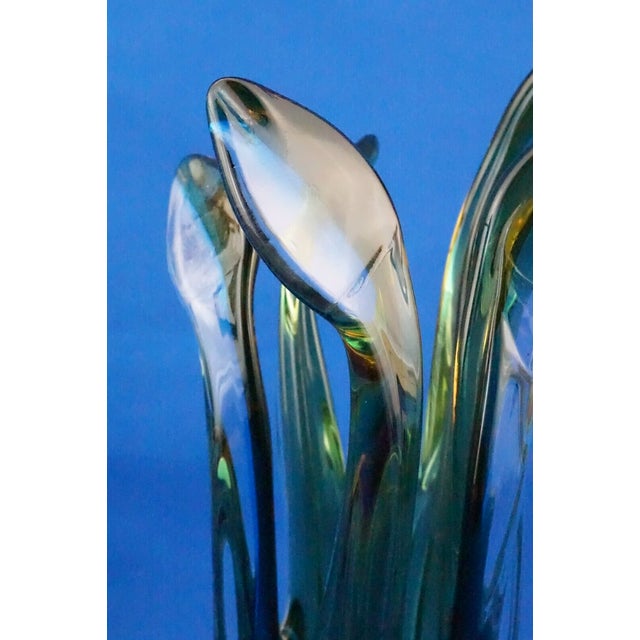 Murano Glass Vase attributed to Archimede Seguso For Sale - Image 16 of 18