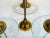 Modern Vintage Modern Brass and Glass 10-Light Chandelier With Multiple Tiers For Sale - Image 3 of 9