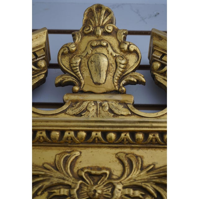 Vintage George III Gold Gilt Carved Framed Mirror For Sale - Image 10 of 12