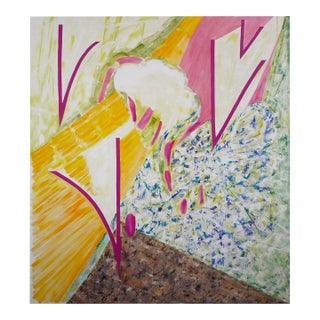 Contemporary Abstract Oil on Canvas Painting "Flow in the Ever Present 9" by Jessica Snow For Sale