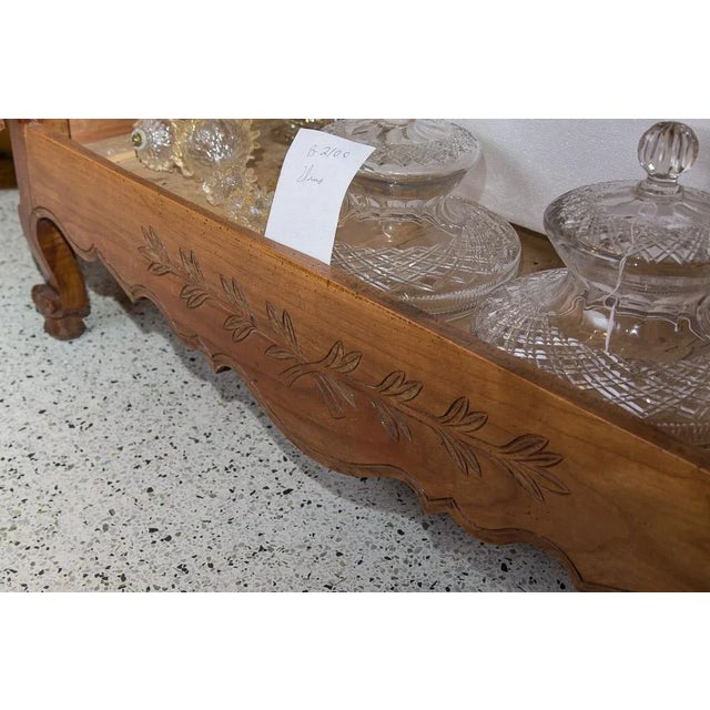 Country French Cherry Antique Armoire For Sale In West Palm - Image 6 of 11