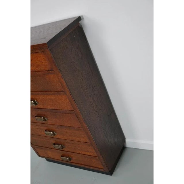 Dutch Oak Apothecary Cabinet, 1930s For Sale - Image 12 of 13