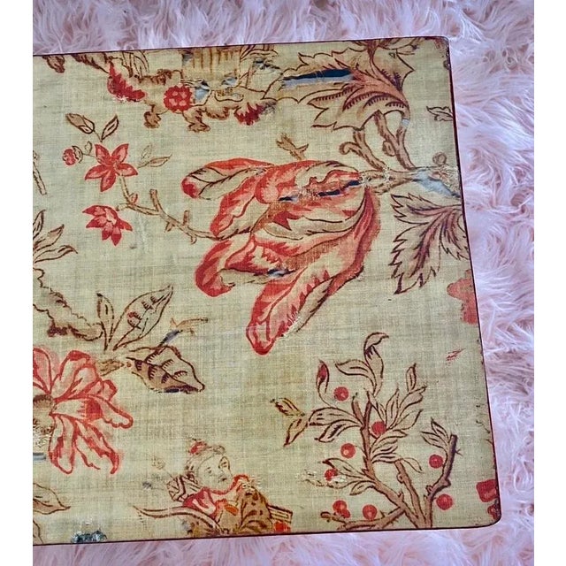 Early 20th Century Small Antique Red Asian Table With Scroll Legs For Sale In Chicago - Image 6 of 12