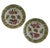 Chinese 19th Century Chinese Export Famille Verte Porcelain Plates - A Pair For Sale - Image 3 of 4