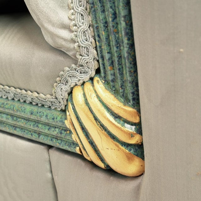 Moiré Silk Sofas from Style Arte, 1980s, Set of 2 For Sale - Image 13 of 18