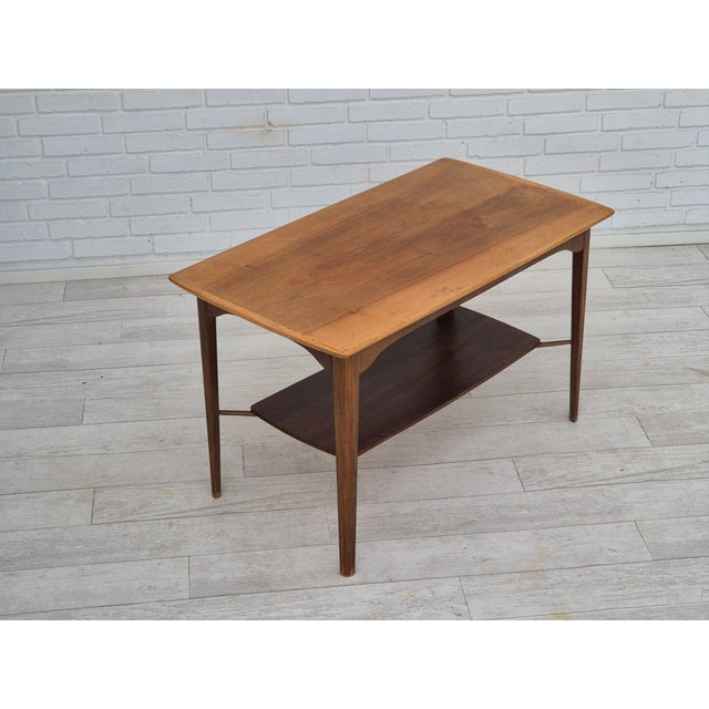 Mid-Century Modern Danish Sofa Table in Teak & Beech, 1970s For Sale - Image 3 of 18