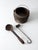 This antique set includes a cast iron smelting pot and two smelting ladles. Once used for melting metals, this set adds a...