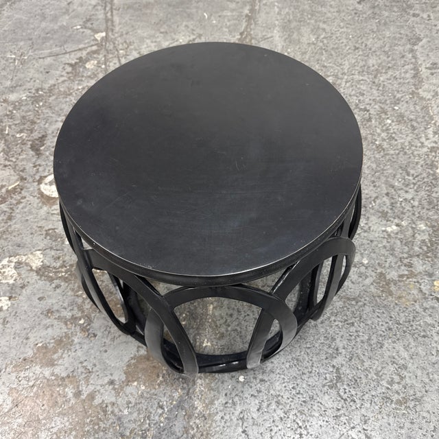 Late 20th Century Barbara Barry for Baker Furniture Barbara Barry “Bracelet” Accent Table / Stool, Vintage For Sale - Image 5 of 12