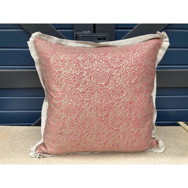 Contemporary Fortuny Pillow For Sale In Philadelphia - Image 6 of 7