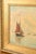 Late 19th Century Late 19th Century George Stanfield Walters (English, 1838-1924) Signed Study of Boats Oil on Canvas For Sale - Image 5 of 10