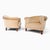 This elegant pair of Art Deco club chairs from the 1930s showcases the characteristic design language of the era. The...