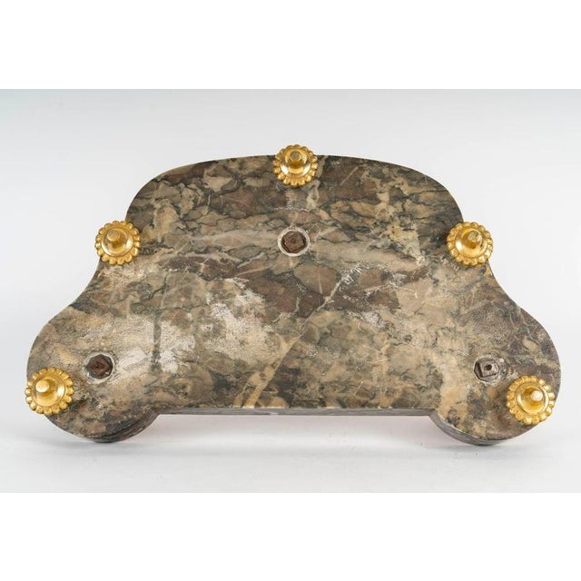 Ormolu and Marble Inkwell, 19th Century For Sale - Image 5 of 8