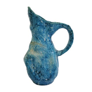 Brutalist Ceramic Carafe by Matteo Dileto for MDL, Vietri, Italy, 1950s For Sale