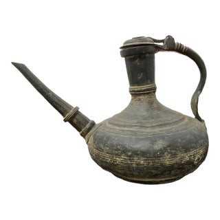 Early Turkish Bronze Kettle For Sale