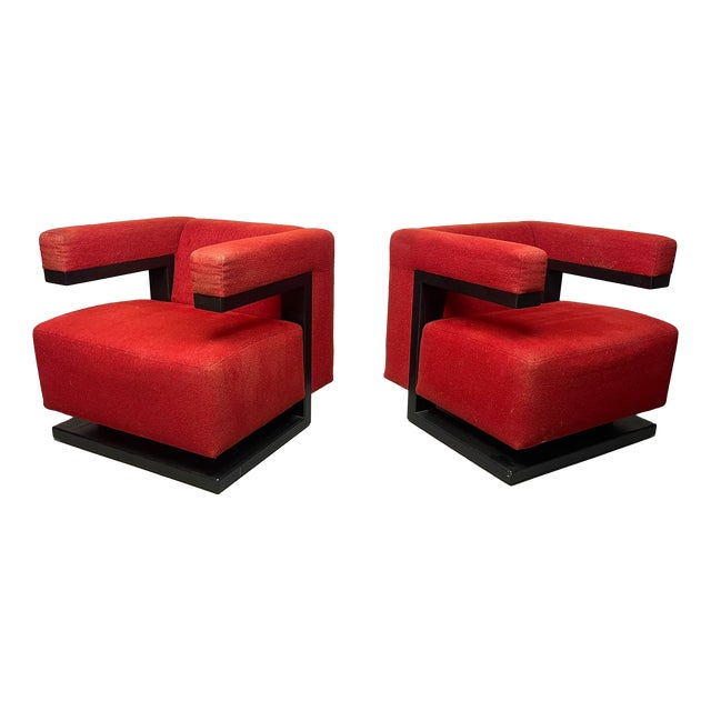 Bauhaus F51 Lounge Chairs by Walter Gropius for Tecta, Germany, 1980s, Set of 2 For Sale