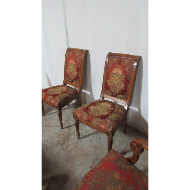 1980s 1980s Ethan Allen Designer Dining Room Chairs Amazing For Sale - Image 5 of 12