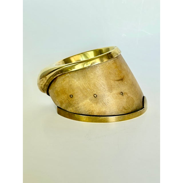 Antique Victorian Brass-Mounted Taxidermy Horse Hoof Memorabilia Catchall For Sale In Los Angeles - Image 6 of 10