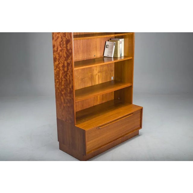 Large Vintage Bookcase in Teak by Heinrich Riestenpatt, 1960s For Sale - Image 9 of 13