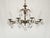 Shabby Chic Antique 8 Arm Dark Patina Opulent Brass Cut Lead Glass Crystal Chandelier For Sale - Image 3 of 15
